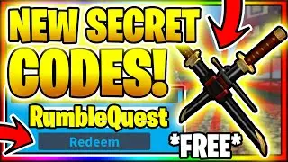 ALL *NEW* RUMBLE QUEST CODES *ALL WORKING* 2020 ❄️FROZEN DEPTHS❄️ Roblox Rumble Quest Codes