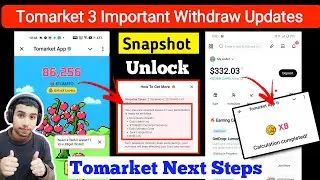 Tomarket Withdrawal Latest Update | Tomarket Airdrop Important Steps | Tomarket Claiming & Listing