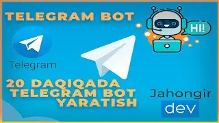 TELEGRAM BOT PHP || Сделаем простого Telegram бота на PHP || simple Telegram bot in PHP || 1 - DARS