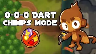 Can you Beat CHIMPS mode with just a 0-0-0 Dart Monkey in BTD 6?