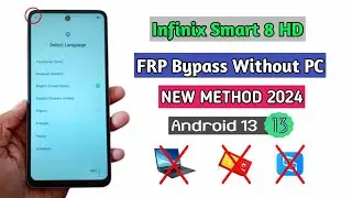 Infinix smart 8 frp bypass without pc | infinix smart 8 hd frp bypass android 13 | infinix x6525 frp