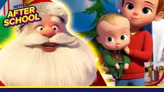 The Boss Baby Meets Santa Claus 🎅 The Boss Baby: Christmas Bonus | Netflix After School