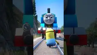 GTA V MINIONS MOVIE VS THOMAS THE TANK ENGINE 