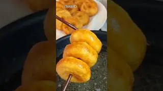 QUICK DONUTS 🥯 НУ ОЧЕНЬ СЫТНЫЙ ЗАВТРАК ДЛЯ ТАКИХ ЛЕНИВЫХ КАК Я ✔️ТВОРОЖНЫЕ ПОНЧИКИ #вкусно #viral