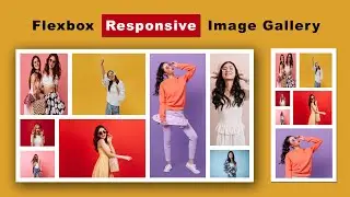 Create Responsive Image Gallery  Using Flexbox  | Flexbox Responsive Image Gallery