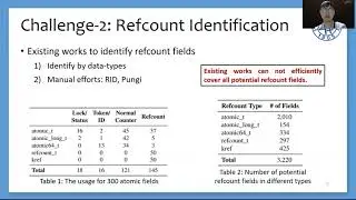 USENIX Security '21 - Detecting Kernel Refcount Bugs with Two-Dimensional Consistency Checking