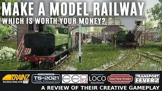 Creative Train Games. Which should you buy? Trainz, Train Sim, EEP 16, Loco, DRS, Transport Fever 2