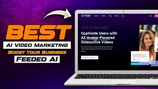 Best AI Video Marketing Tool 2024 | Feedeo AI Avatar Videos & AI Interactive Video Generator