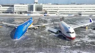 Barcelona Underwater! El Prat Airport Flooded in Unbelievable Chaos!