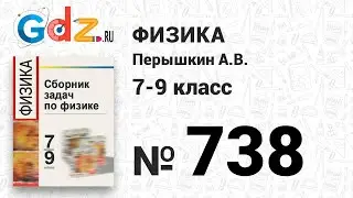 № 738 - Физика 7-9 класс Пёрышкин сборник задач