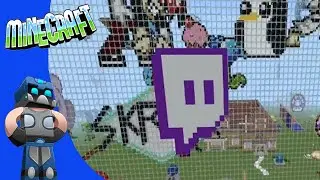 Twitch Logo Pixel art Minecraft Tutorial / Como hacer Logo TWICTH de pixel art en Minecraft