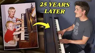 Making a Song on My 80-Year-Old Childhood Piano