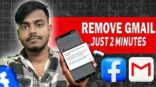 How to Remove Gmail from Facebook 2024!You can't make this change at the moment email remove problem