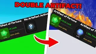 How To Get The Double Artefact In Anime FIghters Simulator!