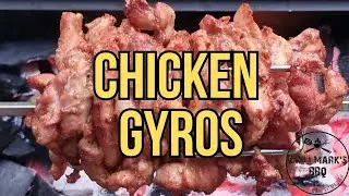 Spit Rotisserie Chicken Gyros