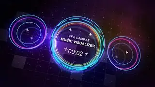 Music Visualizer Background | (Free Royalty After Effects Template) | By VFX SAMRAT