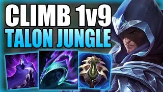 HOW TO PLAY TALON JUNGLE & 1v9 CARRY YOURSELF OUT OF LOW ELO! - Gameplay Guide League of Legends