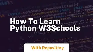 how to learn python w3schools