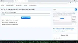 MD5 Hash Generator Online - Password Generator