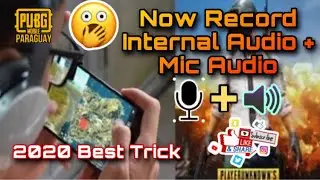 How To Record INTERNAL & EXTERNAL Audio While Recording PUBG !