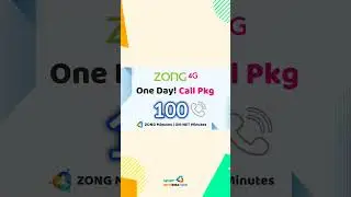 Zong One Day Call Package | Rs. 5 PKR | 100 Mins | What Information