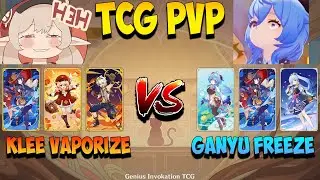 Klee Vaporize Deck VS Ganyu Deck [TCG PVP] - Genshin Impact