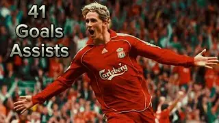 Fernando Torres | All 41 Goals & Assists 2007/08 | Classic Ballers