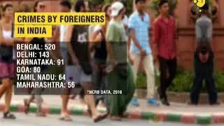 Levels of crime by foreigners rising in India