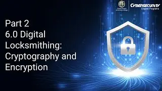 Part 2 - 6.0 Digital Locksmithing - Cryptography and Encryption