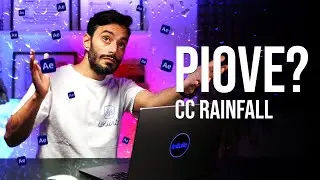 PIOGGIA in un VIDEO? Ecco come farla con Adobe After Effects - CC RAINFALL