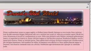 Adding a header image to your web page