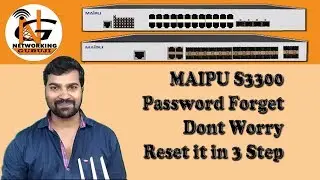 Maipu S3300 Password reset factory default