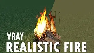 Create Fire Effect in Vray 6 | Step By Step Tutorial