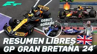 MCLAREN VUELA, CHECO FUERTE, DEBUT SOÑADO COLAPINTO – RESUMEN LIBRES GP GRAN BRETAÑA F1 2024