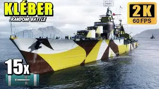 Destroyer Kléber - deadly torpedoes at close range