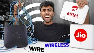 AirFiber vs Broadband Which is Best?🤔 Testing New Jio AirFiber & Airtel Airfiber 🔥Speed & Price