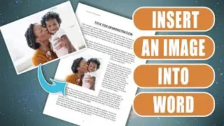 How to insert an image into a Word Doc