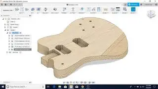 Fusion 360 Guitar Tool Paths Cam