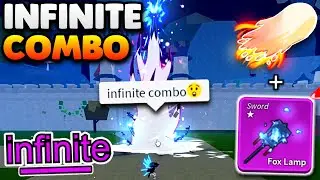 OP Dough + Fox Lamp INFINITE Combo In Blox Fruits... (Bounty Hunt)