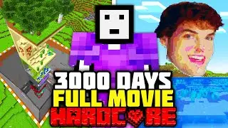 I Survived 3000 Days in Hardcore Minecraft! [FULL MINECRAFT MOVIE]