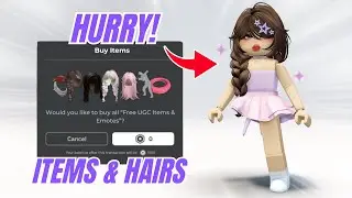 FREE ITEMS & EMOTES IN ROBLOX - Hurry! 🤩🥰