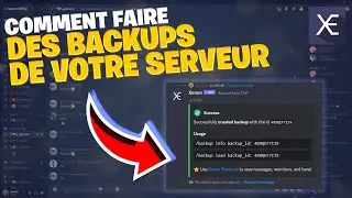 Comment CRÉER des BACKUPS de votre serveur avec XENON BOT ?!