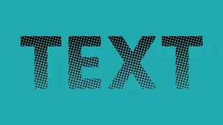 Halftone Text Effect in GIMP