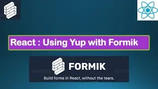 React JS Tutorial - Yup with Formik Lesson