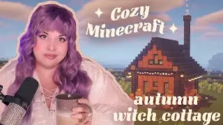 Cozy Gaming: Minecraft ✨ Building an Autumn Witch Cottage with Me! ☕️🌿✨ CITs Mizunos Ghoulcraft ✨