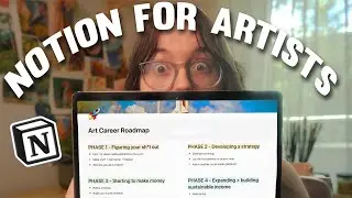 How I use NOTION to run my ART BUSINESS!