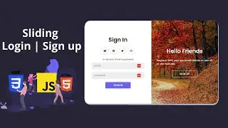 Animated Login and Registration Form in HTML CSS & JavaScript