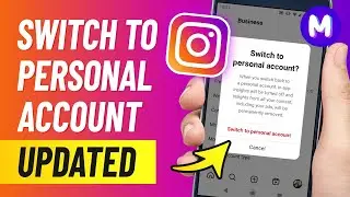 How to Switch Back to PERSONAL ACCOUNT on Instagram 2024 - NEW UPDATE