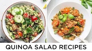 EASY QUINOA SALAD RECIPES ‣‣ great for beginners