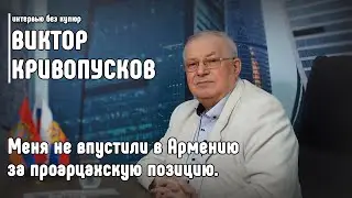 Виктор Кривопусков: Меня не впустили в Армению за проарцахскую позицию. Другой причины не вижу.